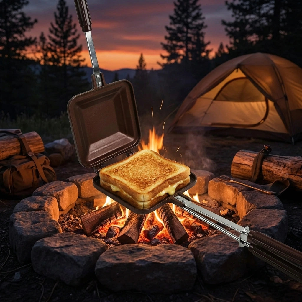 Flame-Based Sandwich Toaster