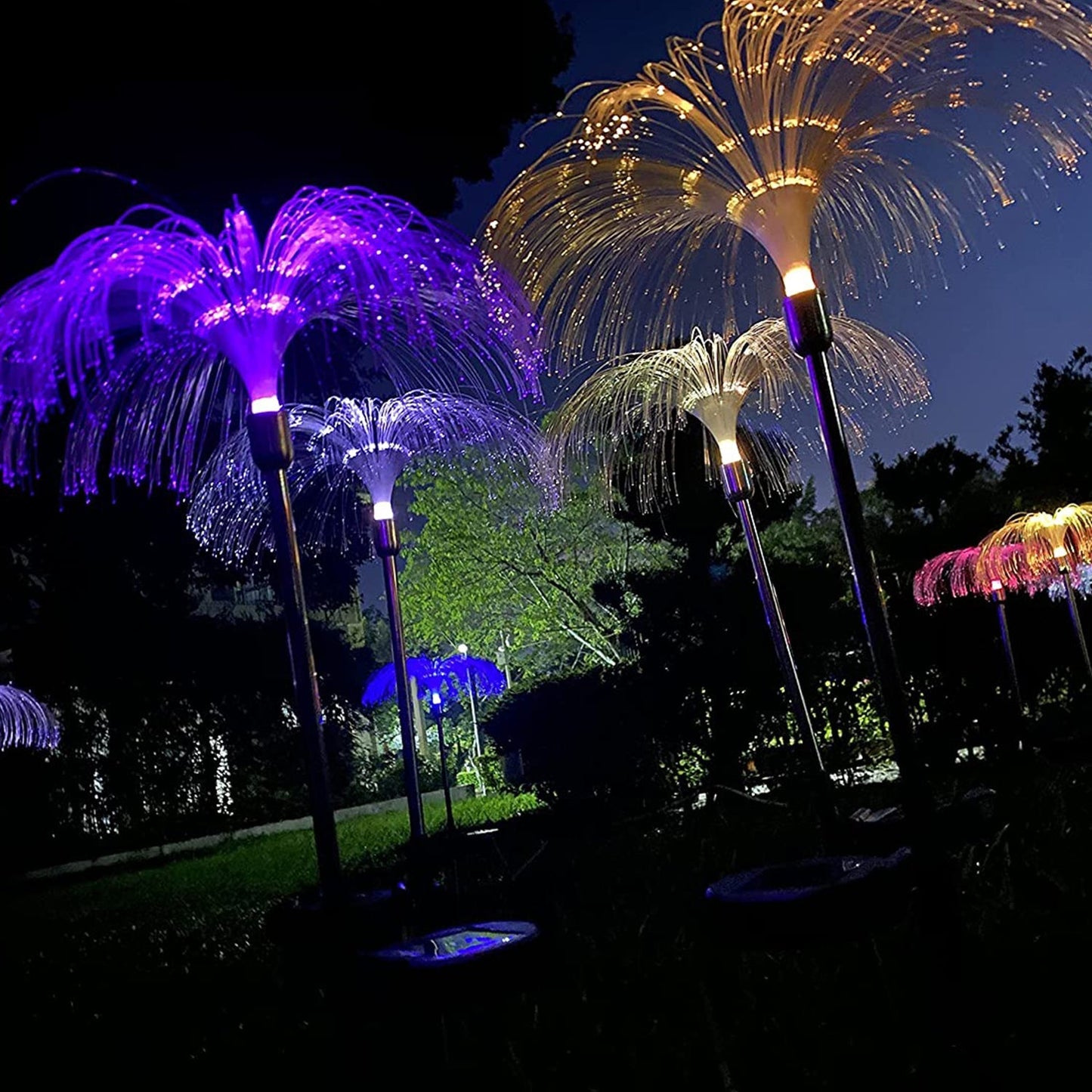Solar Jellyfish Garden Lights