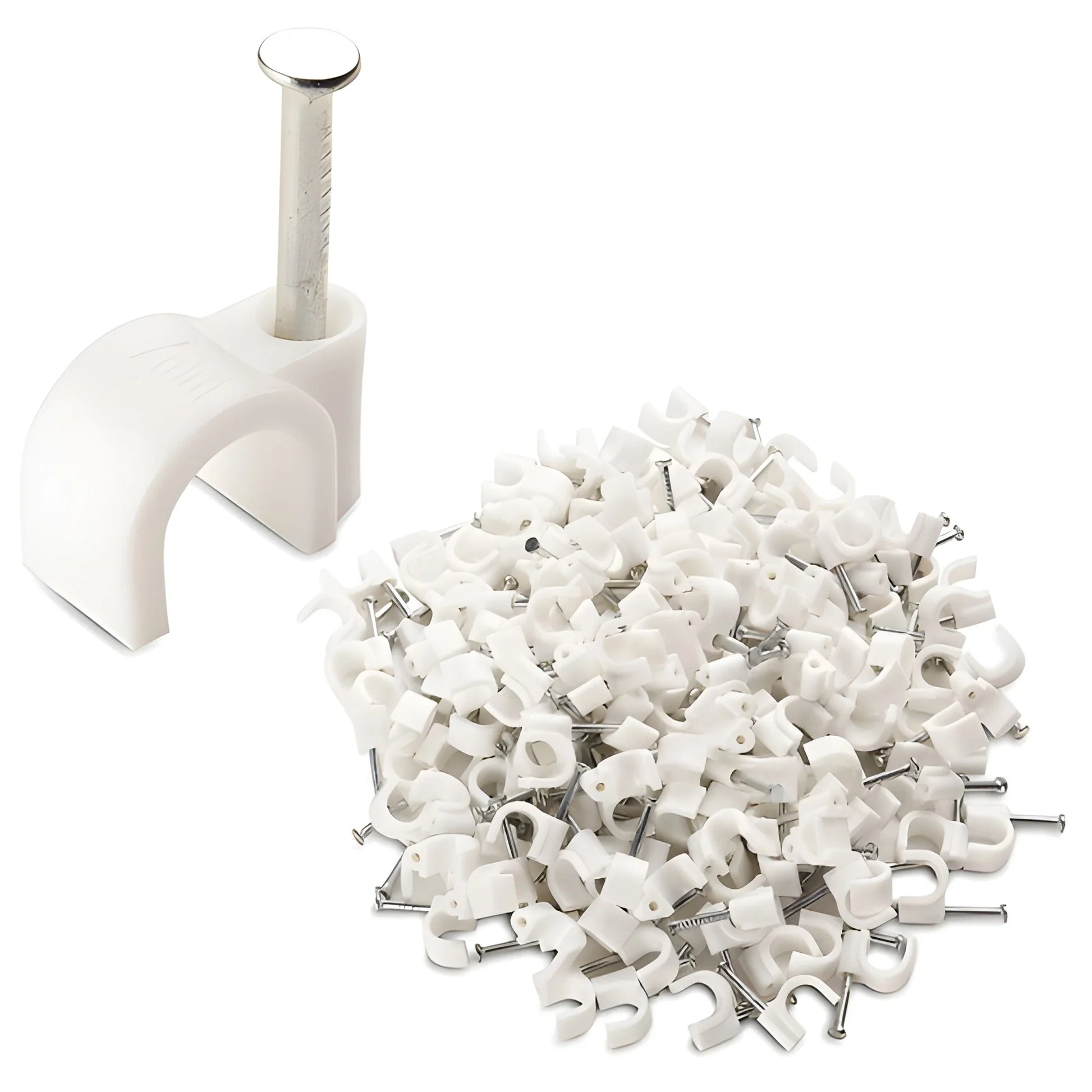 6mm Self-Adhesive Cable Clips - Industrial & Scientific