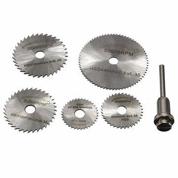 Best 6pcs hss saw blade set with mandrel - circular blades | 2025 | fast shipping