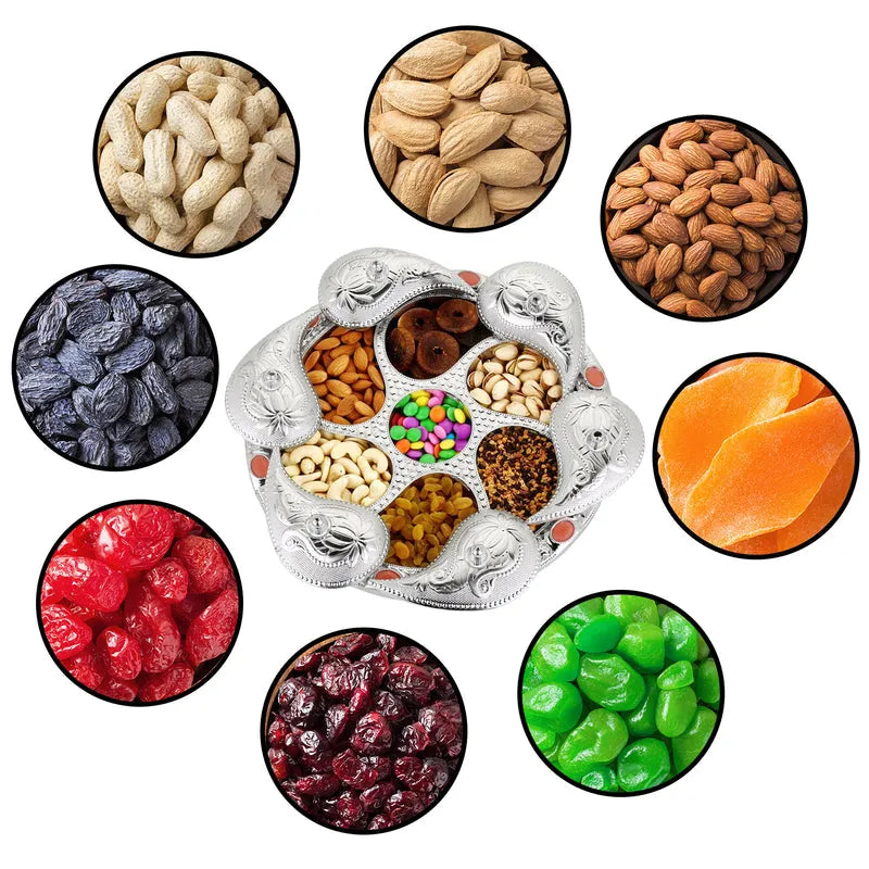 Best 7 compartment dry fruit serving tray - trays | 2025 | fast shipping