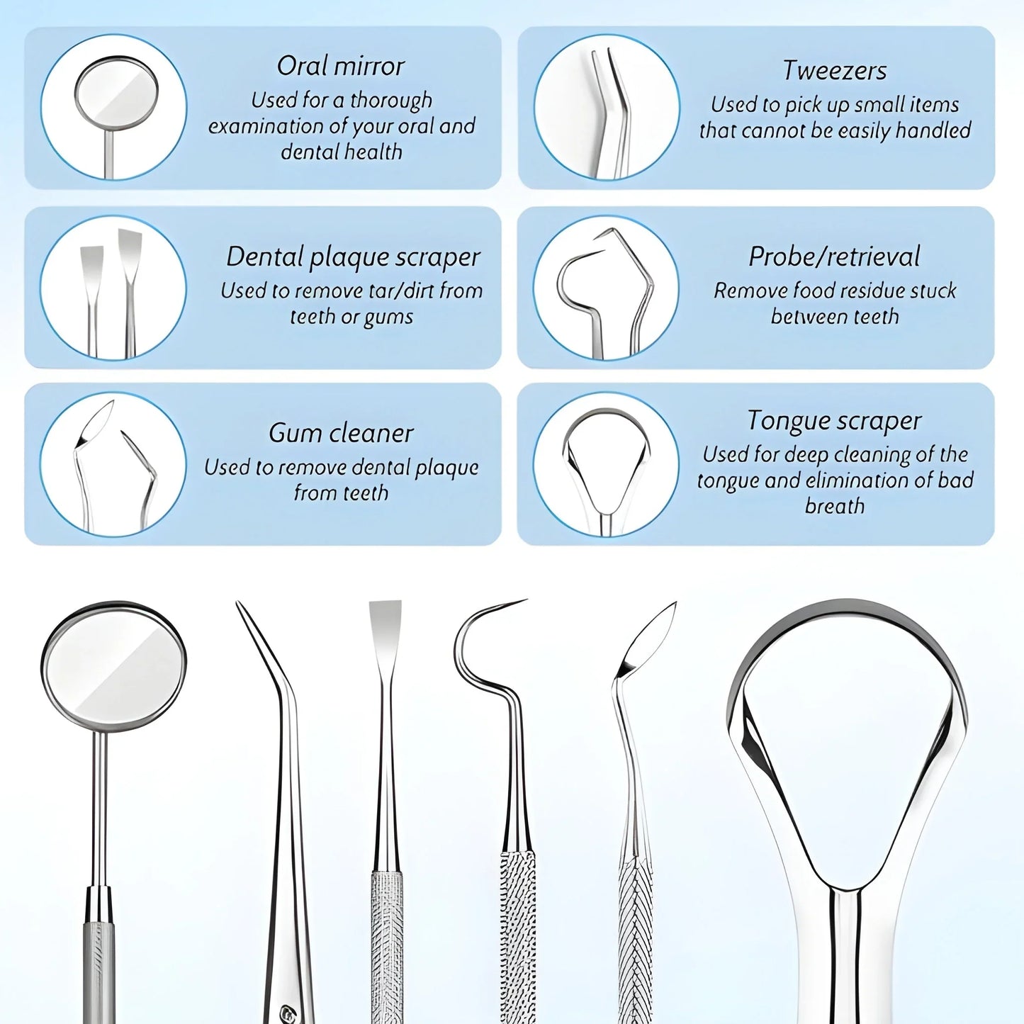 Best 7 in 1 stainless steel toothpick flossier set - home & garden | 2025 | fast shipping