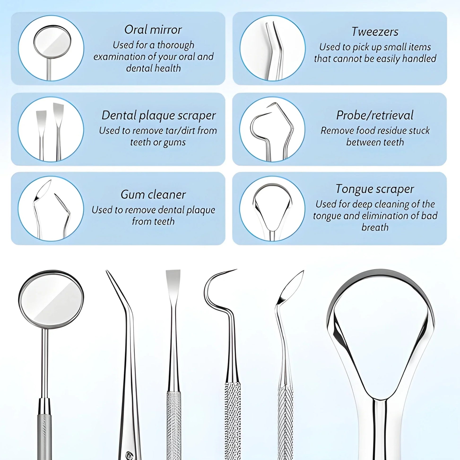 Best 7 in 1 stainless steel toothpick flossier set - home & garden | 2025 | fast shipping