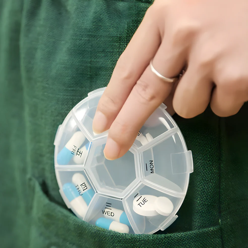 7-Sided Pill Organizer - Home Improvement