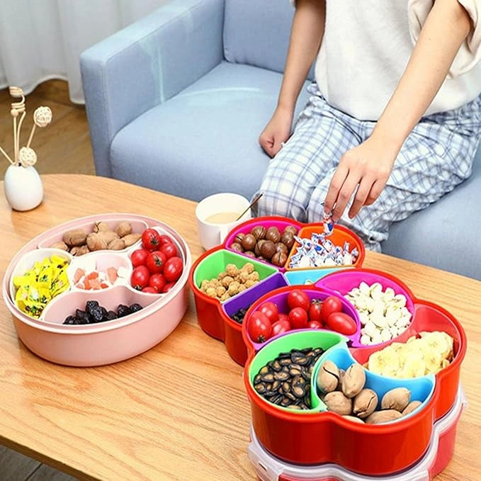 5-compartment snack box