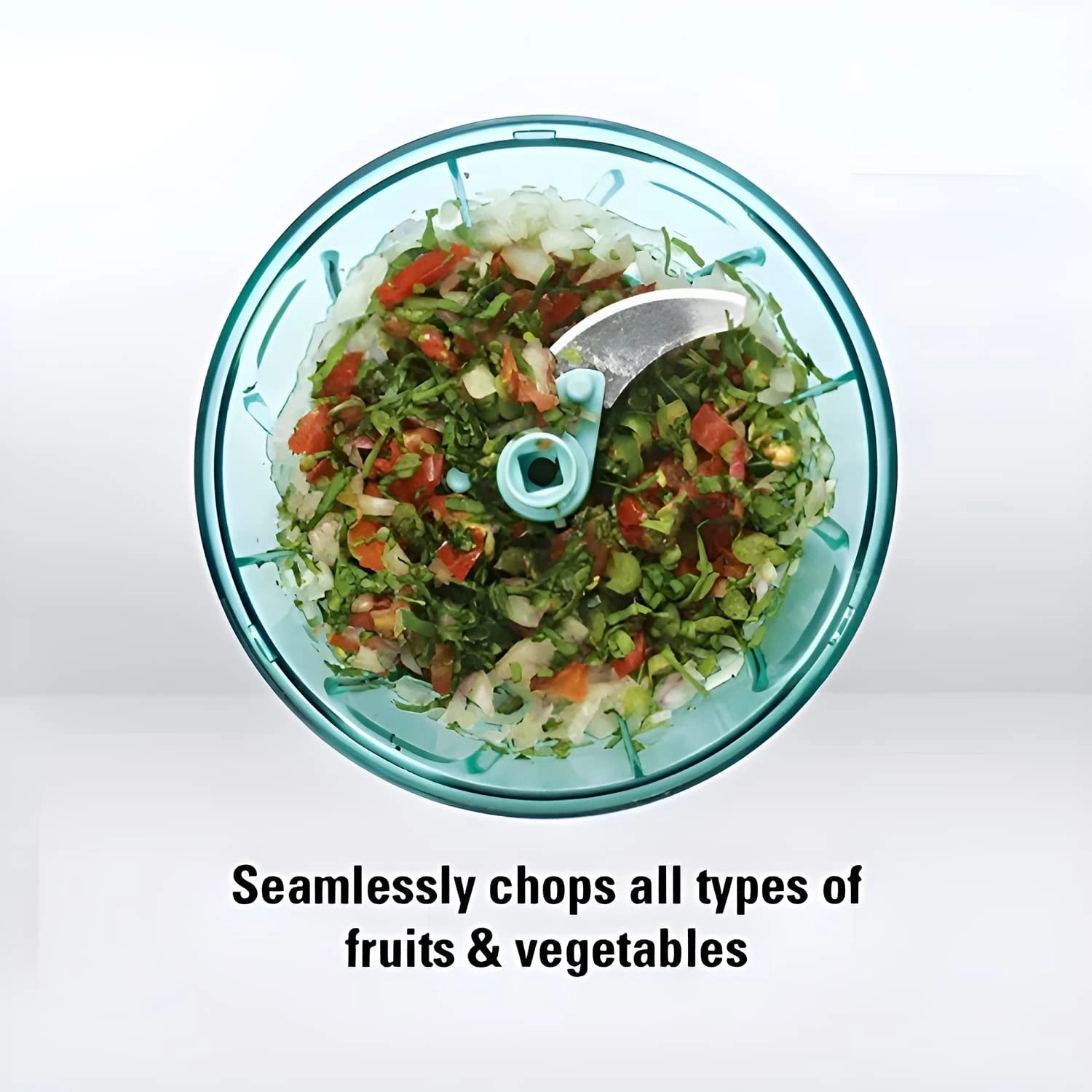 Mini plastic vegetable chopper – 550ml