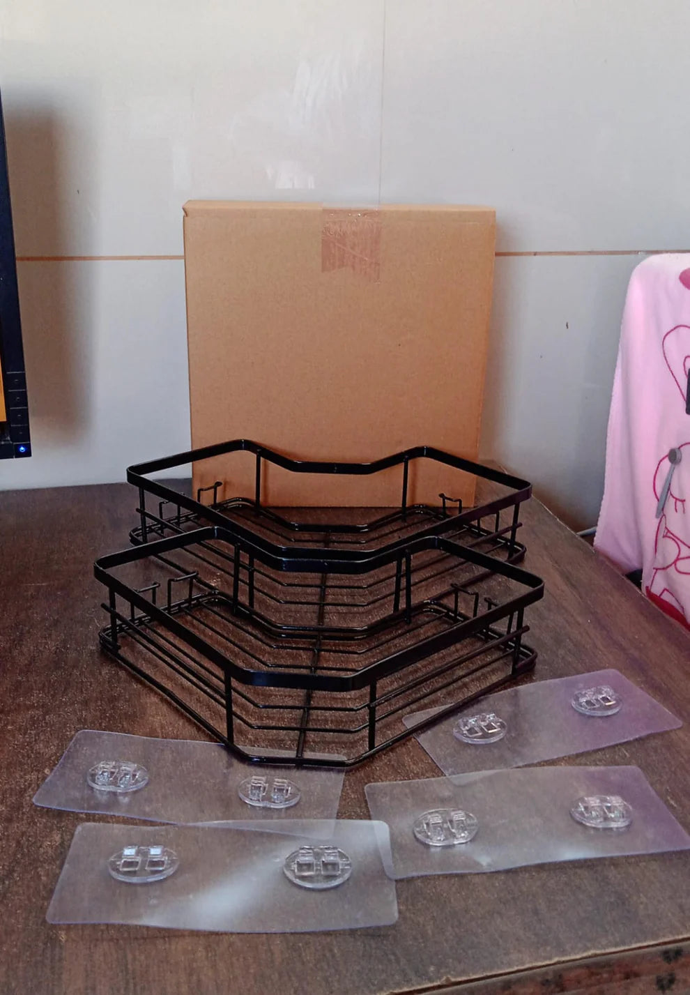 Best self-adhesive corner shelf organizer - wall-mounted caddies | 2025 | fast shipping