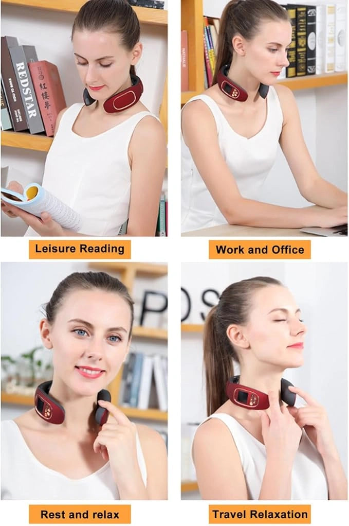 6-head electric neck massager
