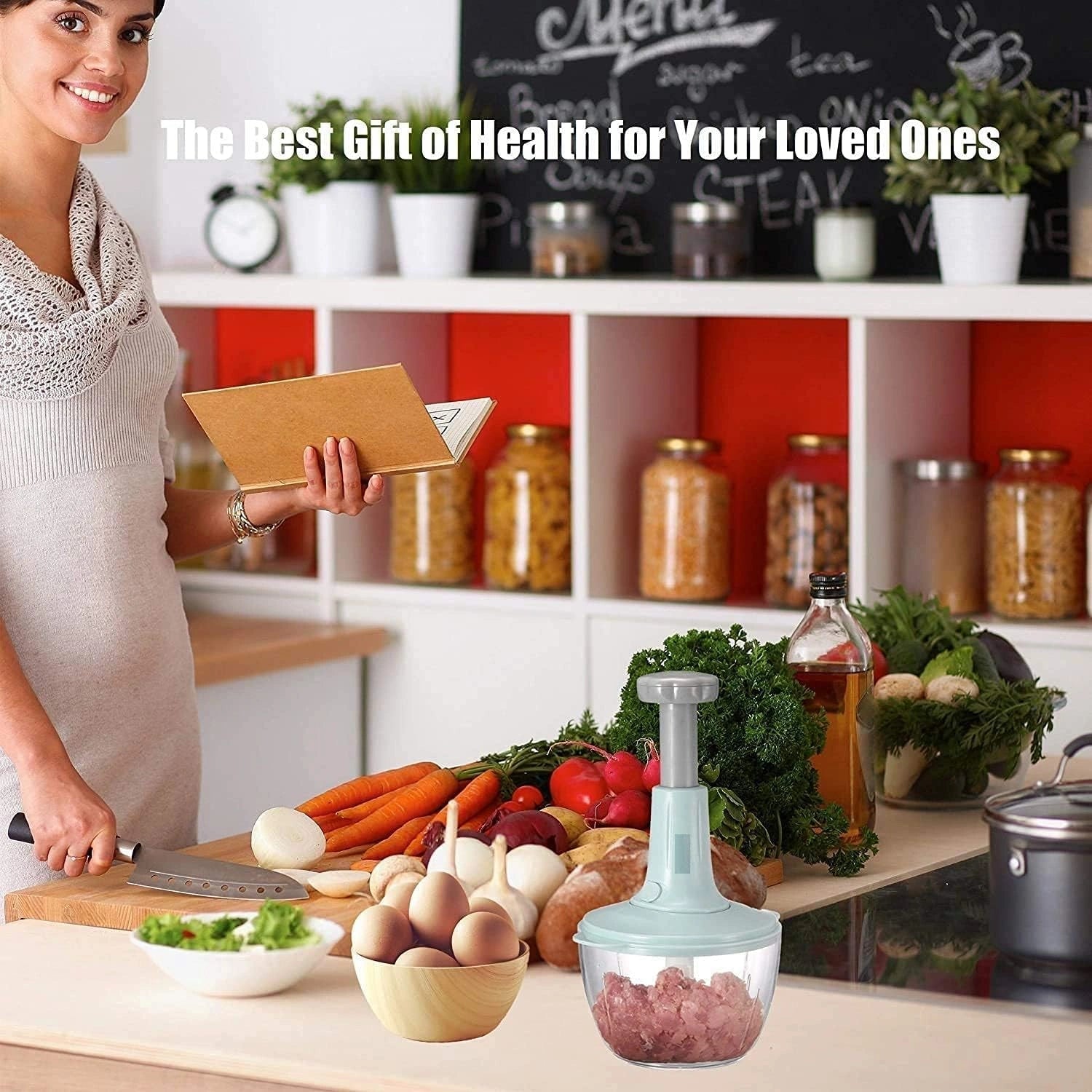 Push chopper – 3 blades