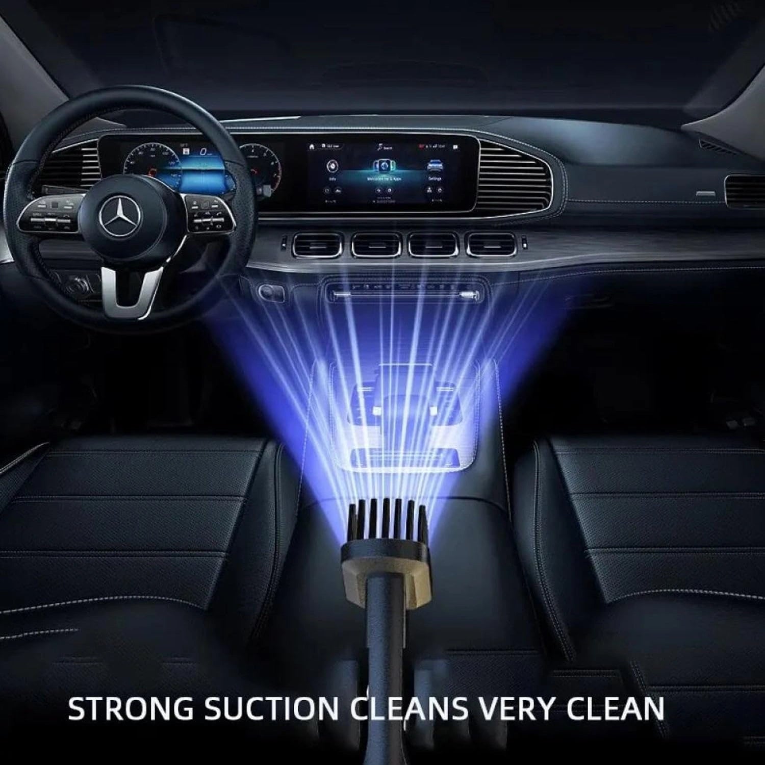 Wireless handheld car vacuum cleaner