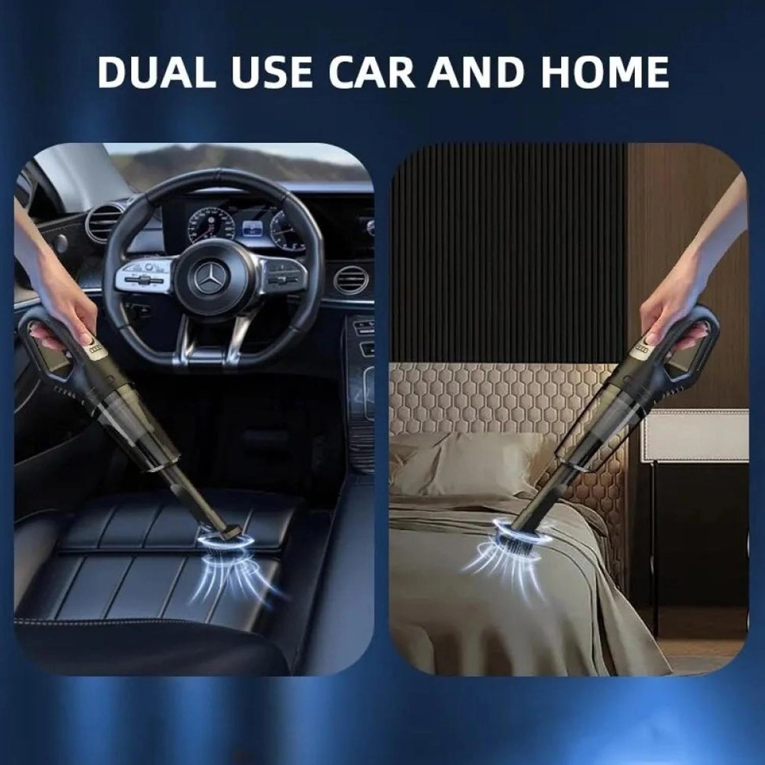 Wireless handheld car vacuum cleaner