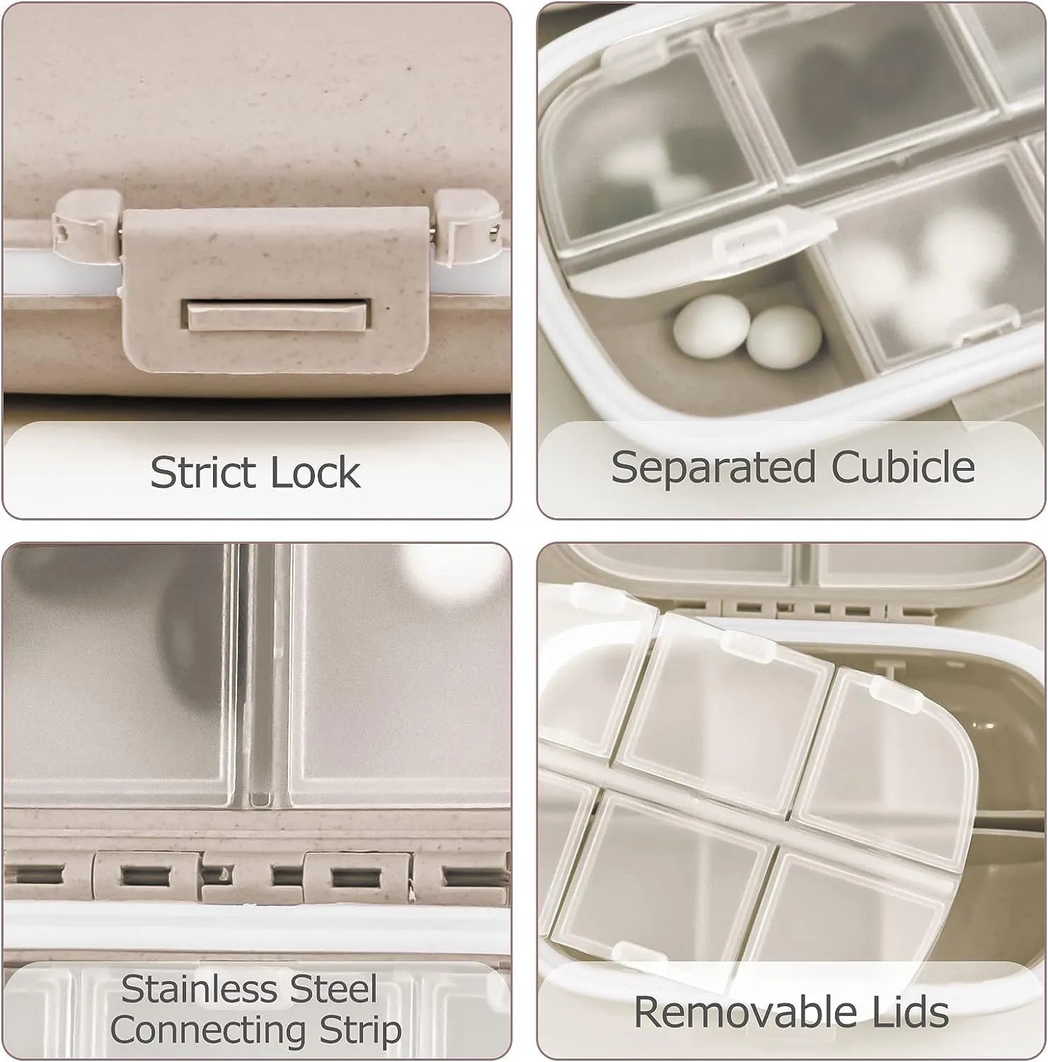 Best pill organizer with large compartments - pillboxes | 2025 | fast shipping