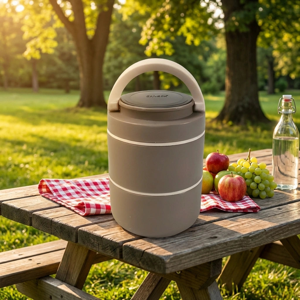 2-Layer Stainless Steel Lunch Box