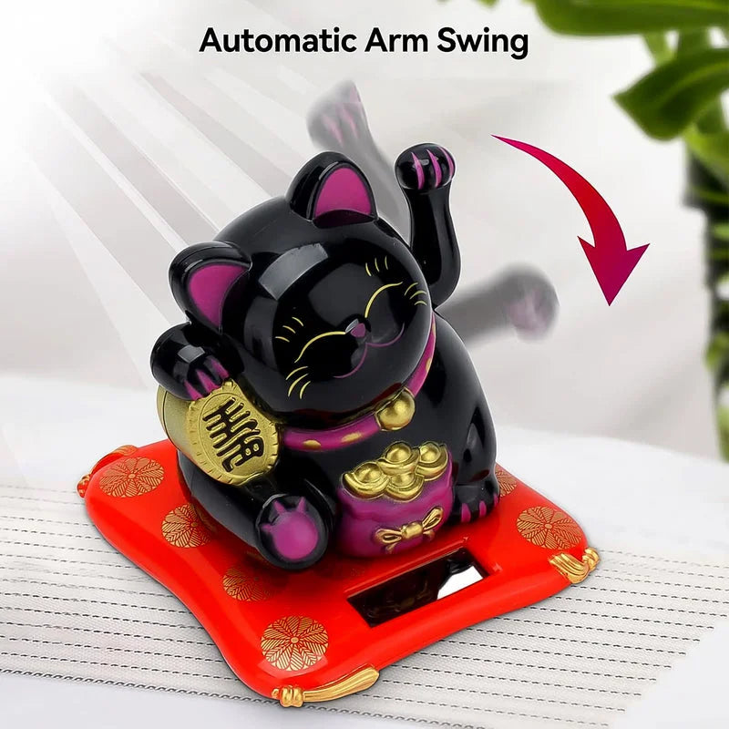 Best solar waving lucky cat - figurines | 2025 | fast shipping