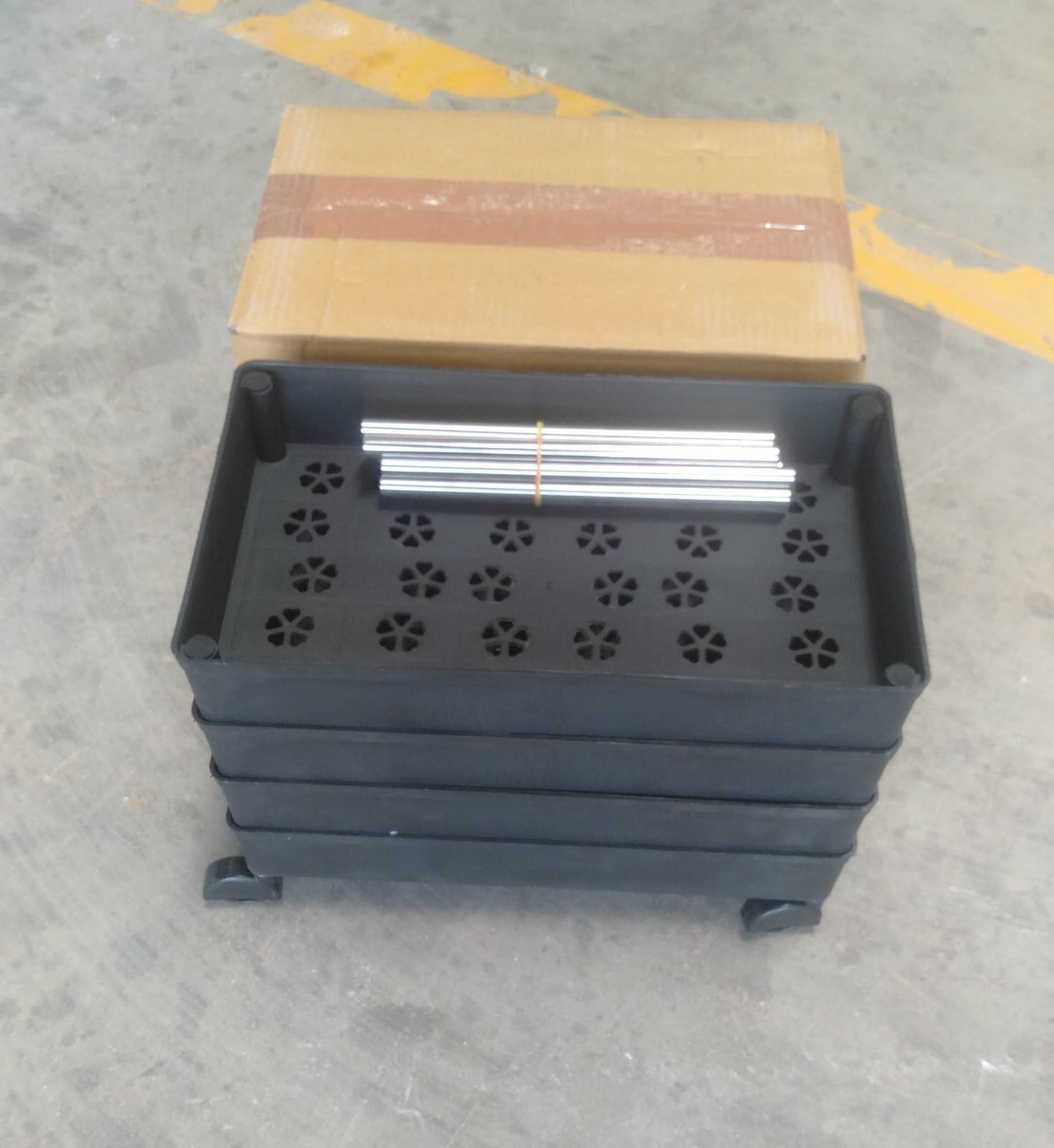 4-Layer Rolling Storage Cart