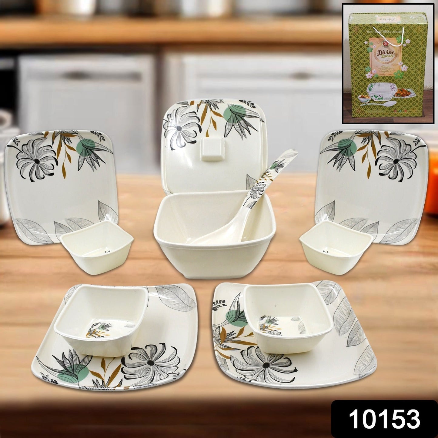 11-Piece Dinner Set with Donga