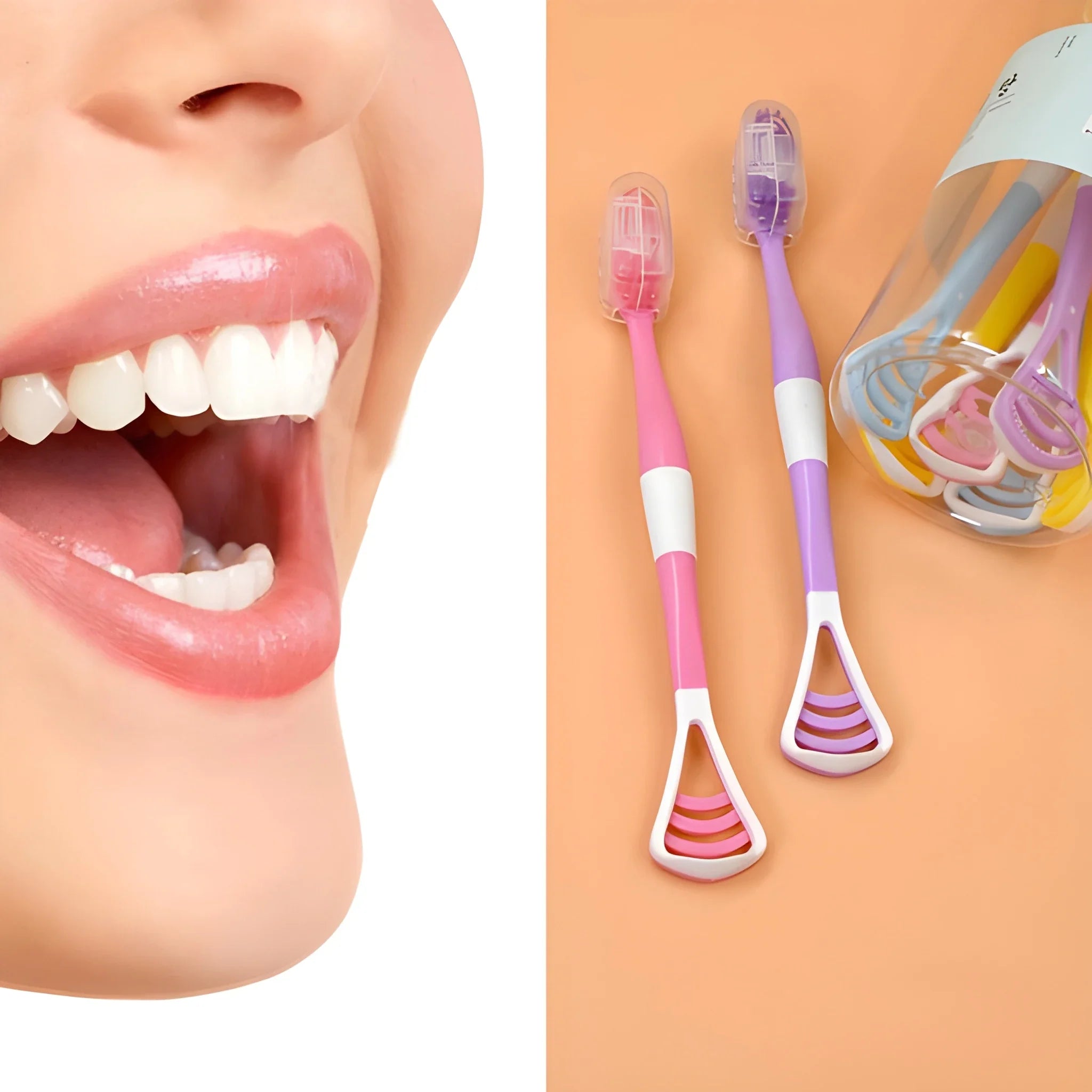 8-Pack Toothbrush Organizer Case - Personal Care