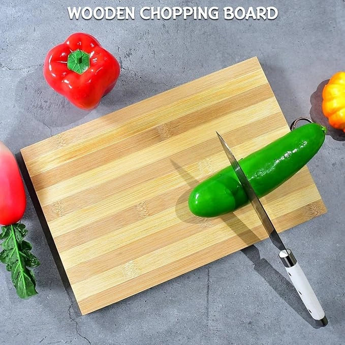 Natural wooden cutting board