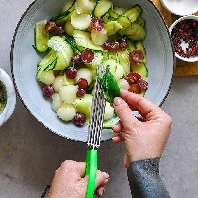 5-blade herb scissors