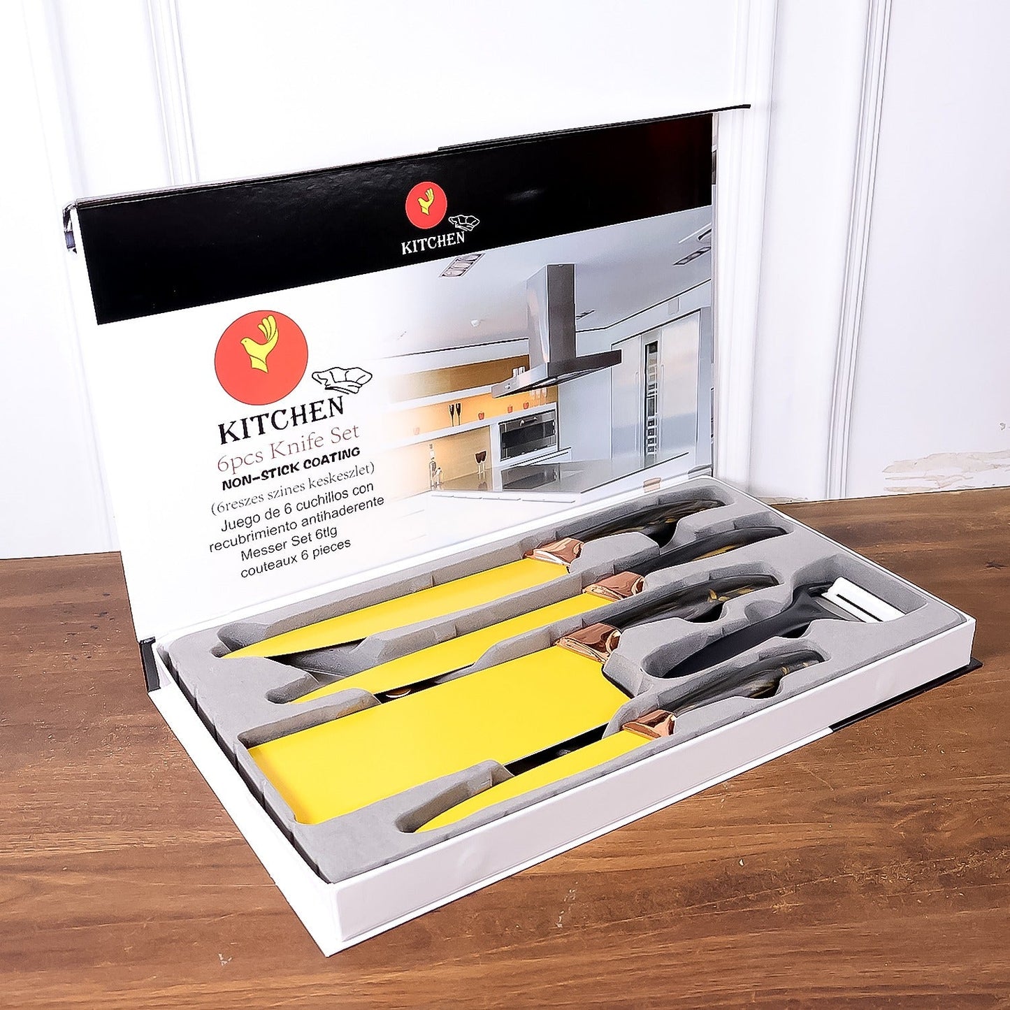 6 Pcs Kitchen Knife Set