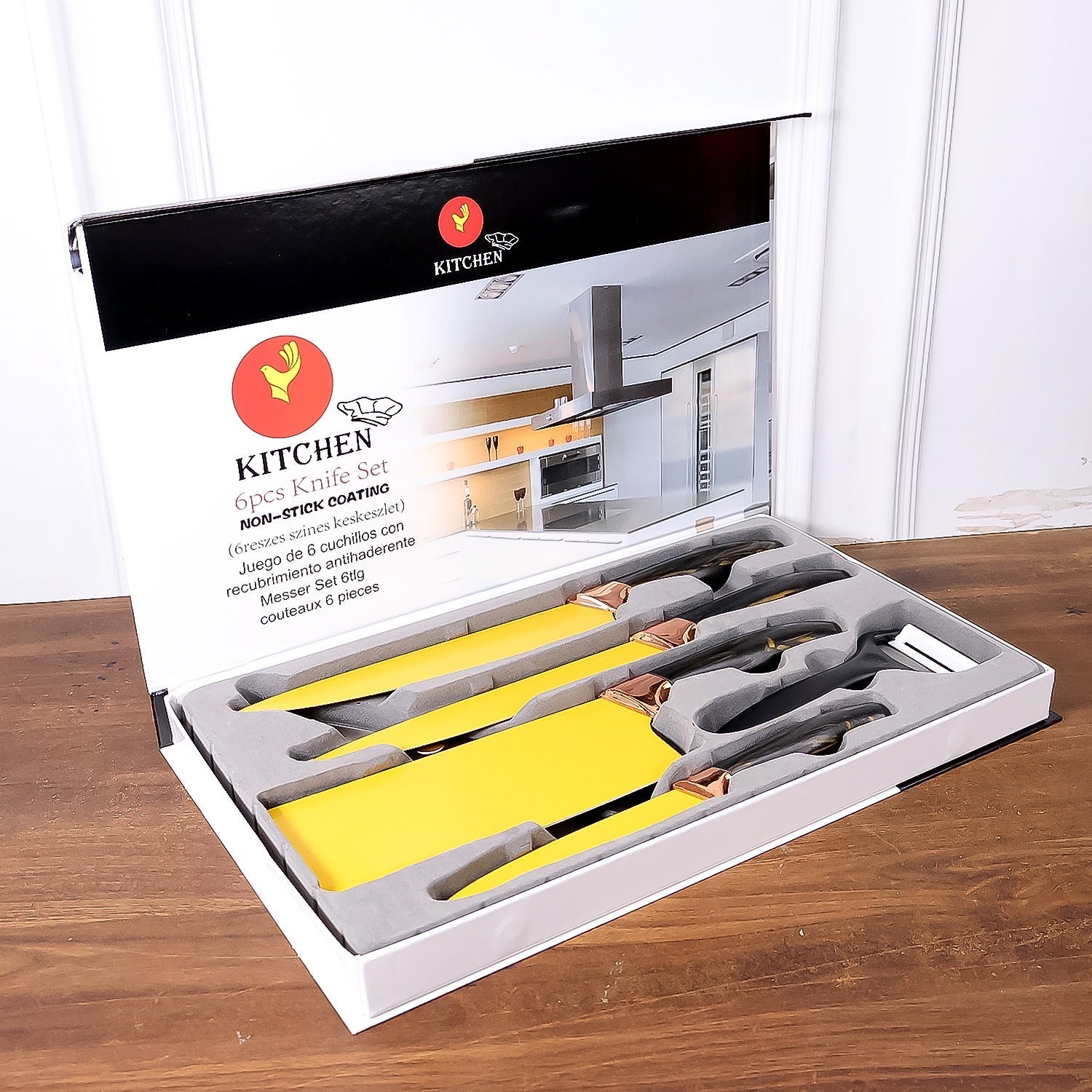 6 Pcs Kitchen Knife Set