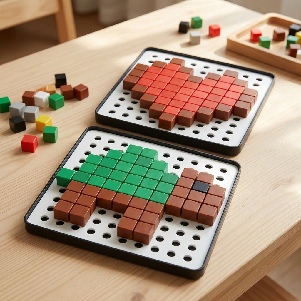 Educational Pixel Cubes Toy