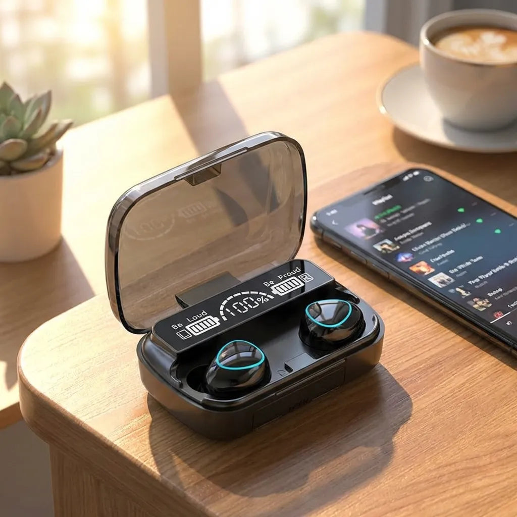 LED Display Wireless Earbuds