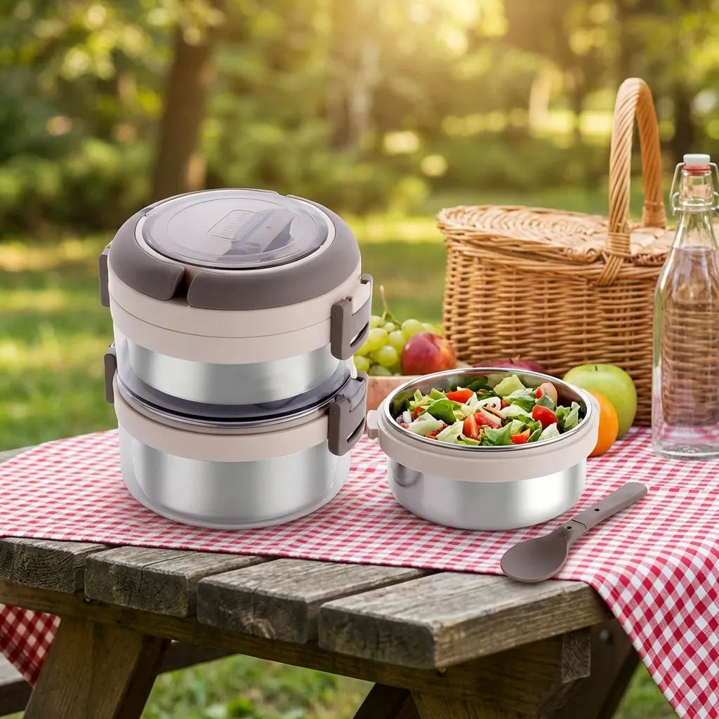 Ganesh Cresta Food Insulated Airtight Leak-proof Lunch Box