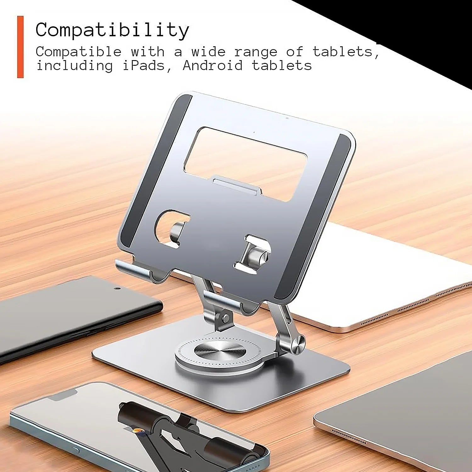 360° rotating tablet stand