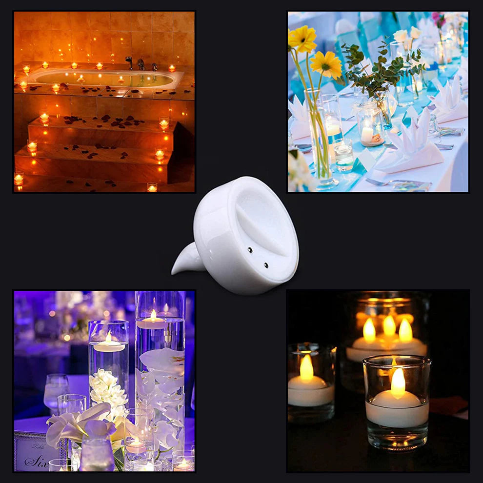 Best flameless floating tea lights (24 pc) - candles | 2025 | fast shipping