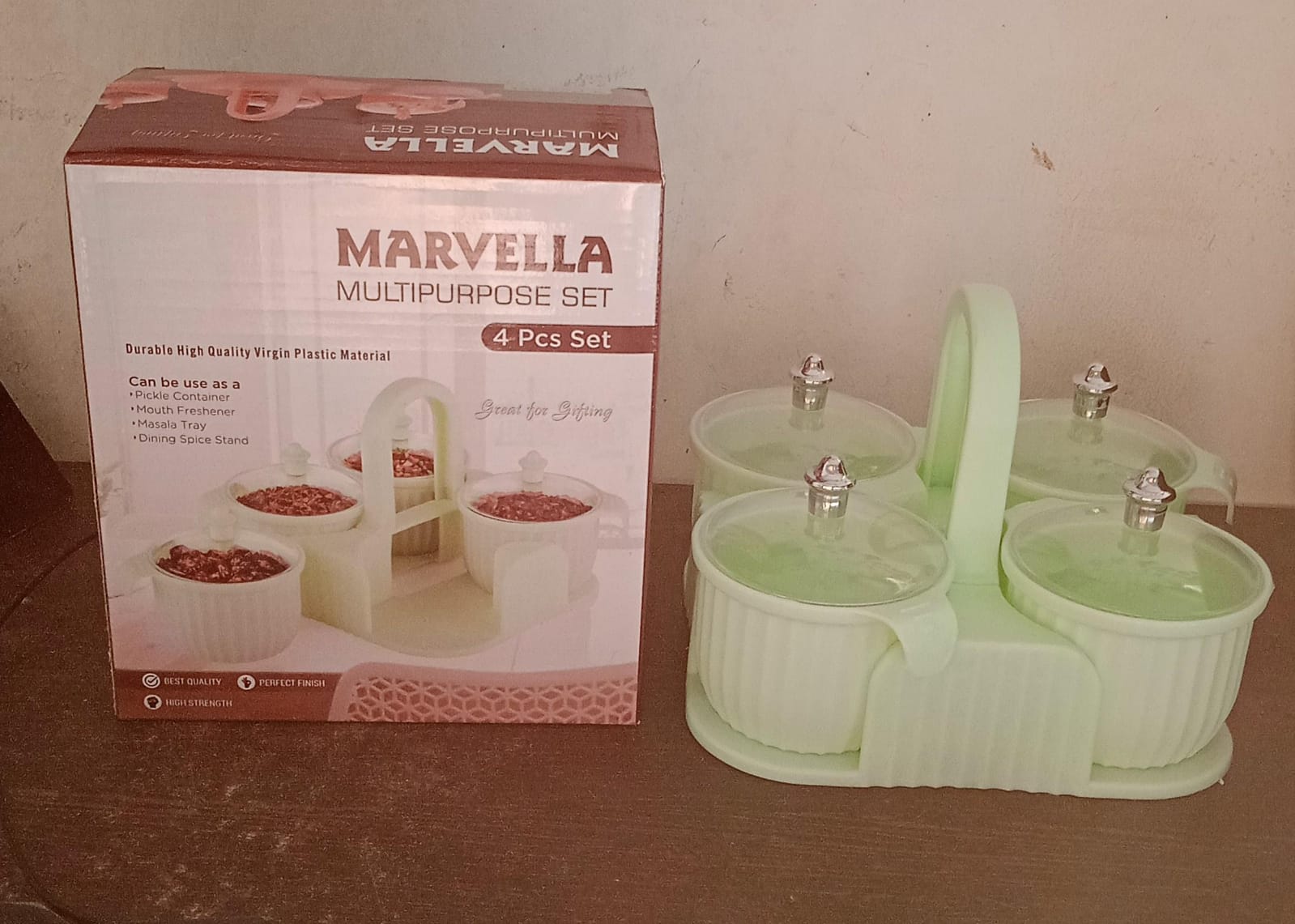 Multipurpose Dryfruit Jar Set (4 Pc Set)