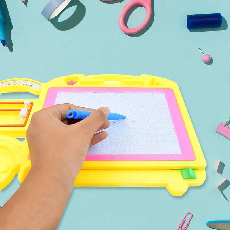 Best bus shape writing slate (32 x21 cm) - toy drawing tablets | 2025 | fast shipping