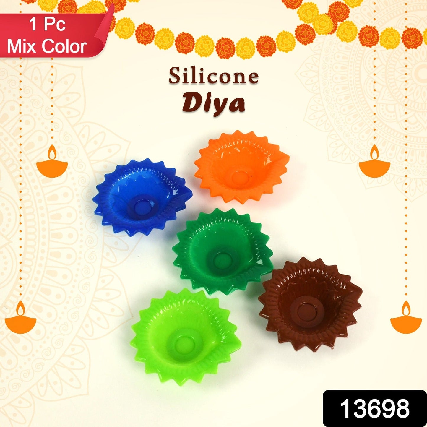 Unbreakable Silicone Diya