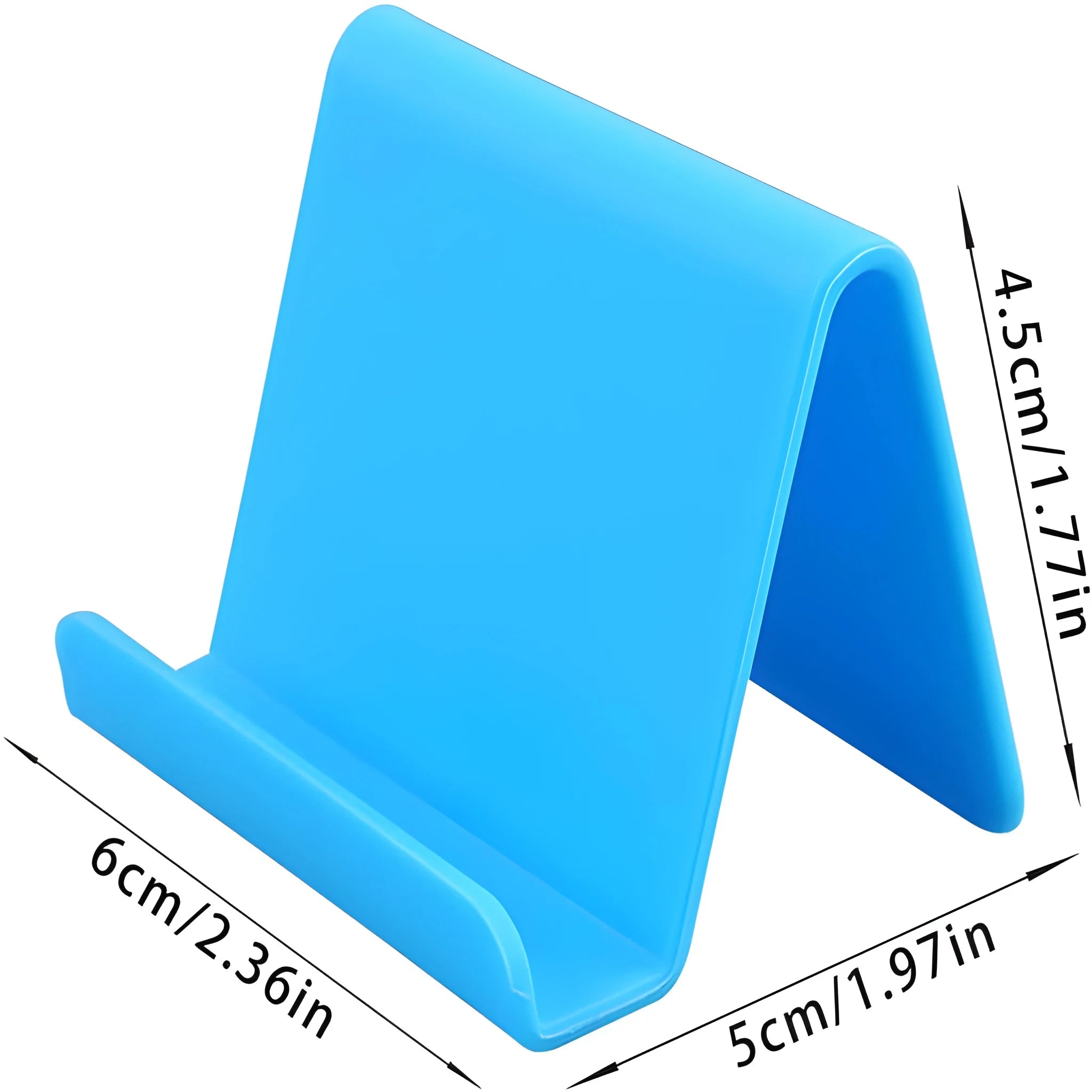 Angled phone stand holder