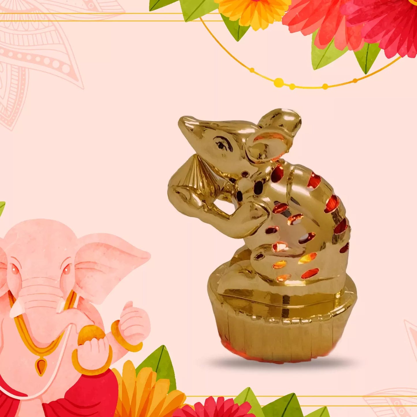 Best multicolour led mushak for ganpati décor - seasonal & holiday decorations | 2025 | fast shipping