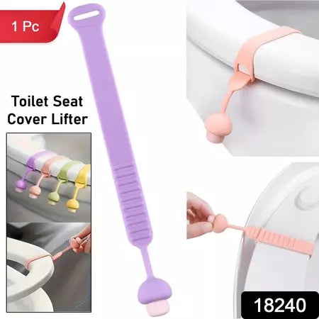No-touch toilet lifter