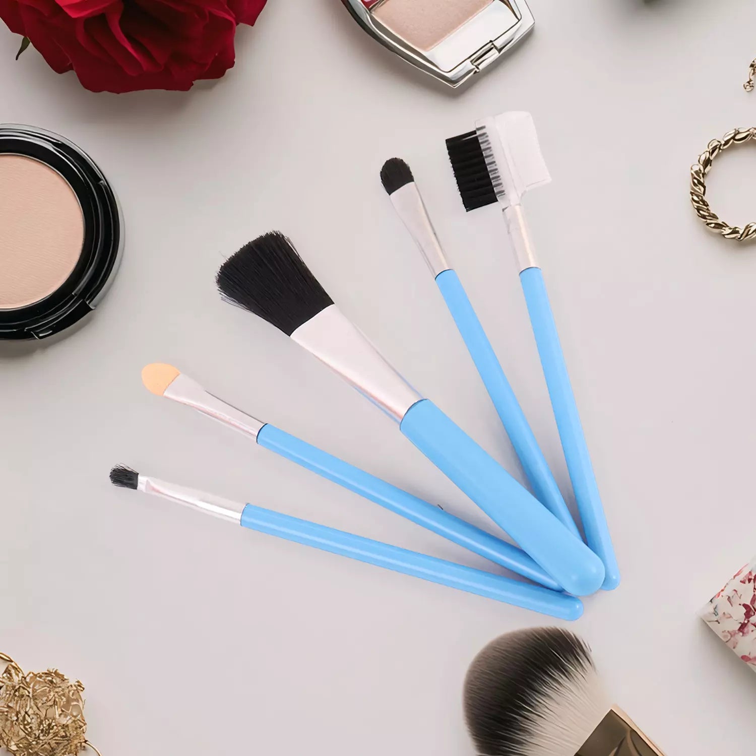 Professional makeup brush kit