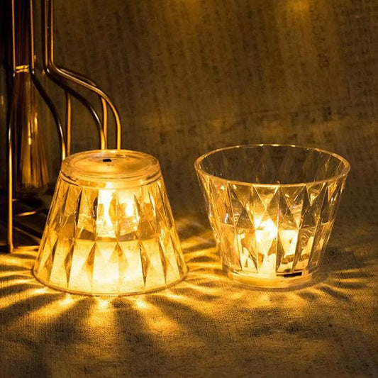 Best cup shape crystal table lamp - 2025 | fast shipping