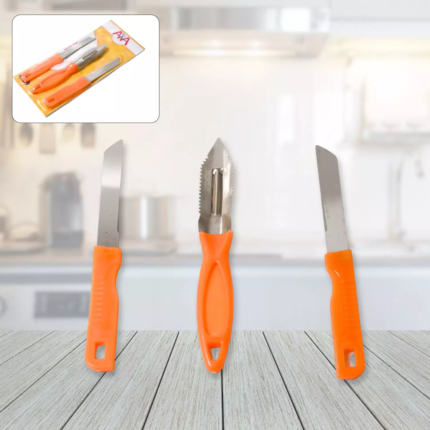 Best 3-in-1 stainless steel kitchen knife set - knives | 2025 | fast shipping