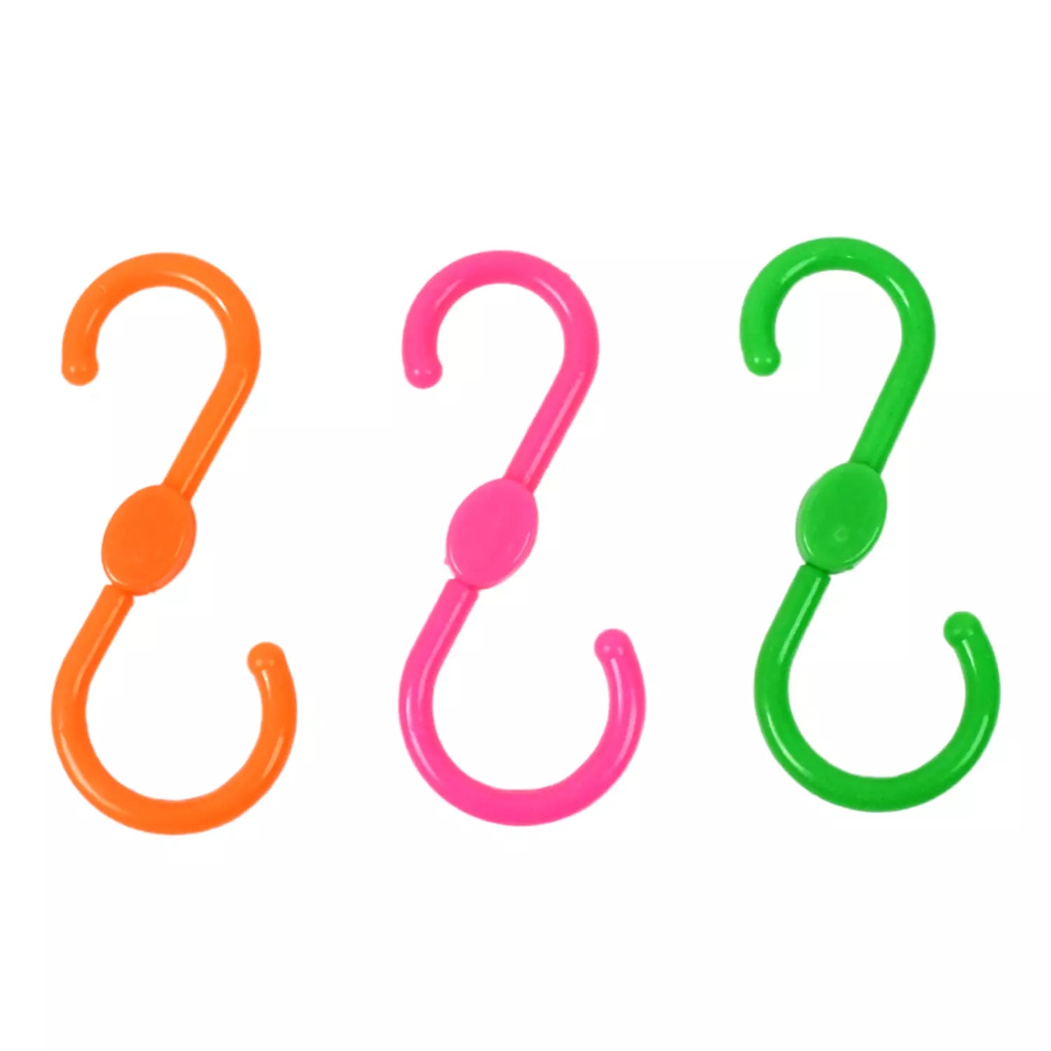 S-shaped plastic hangers