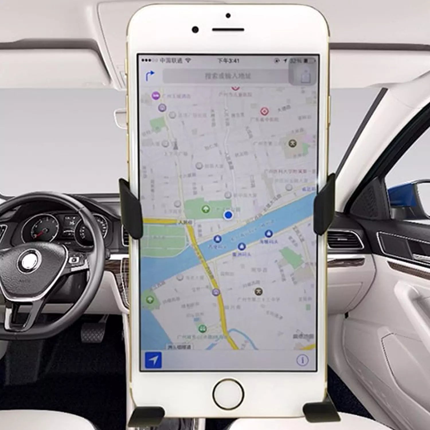 Gravity auto lock phone holder for car