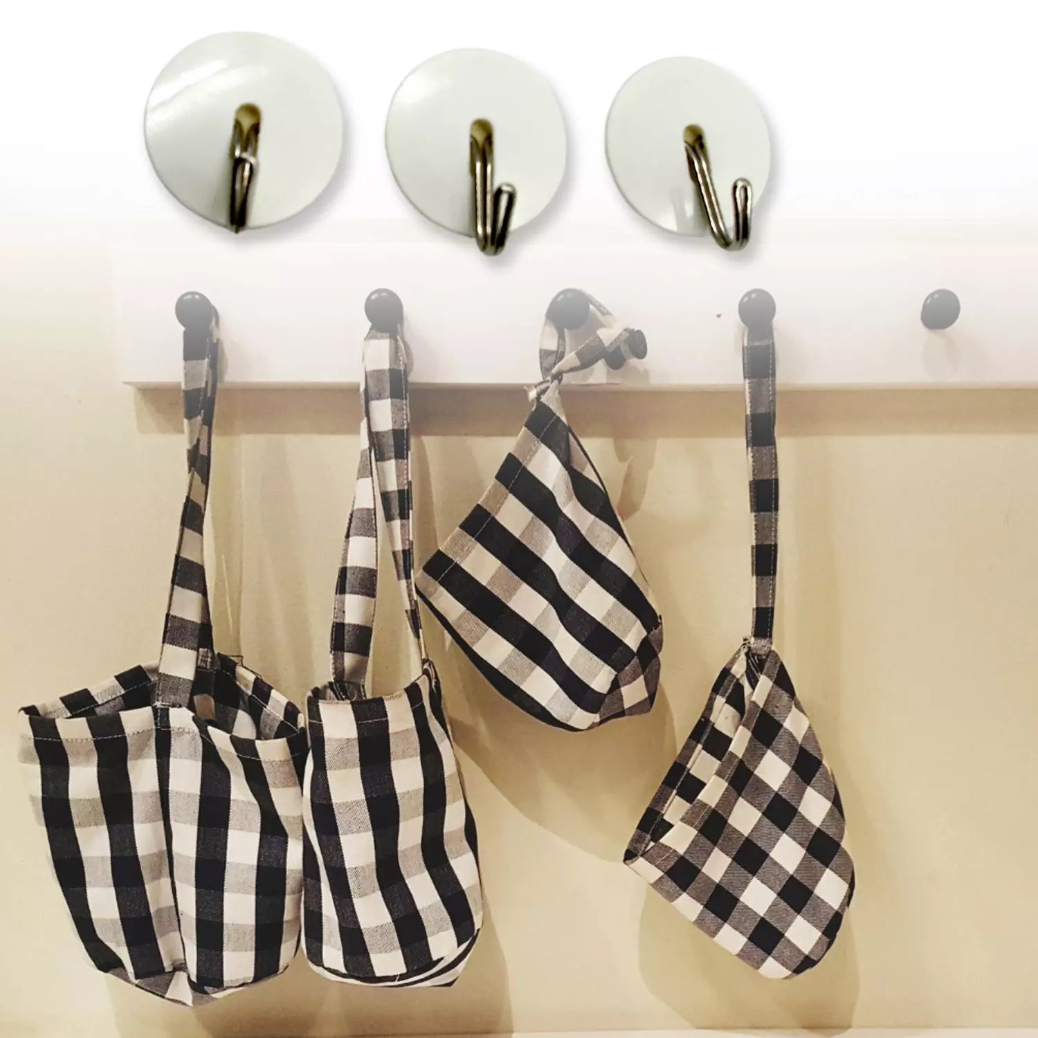 Strong Adhesive Wall Hooks - Home & Kitchen