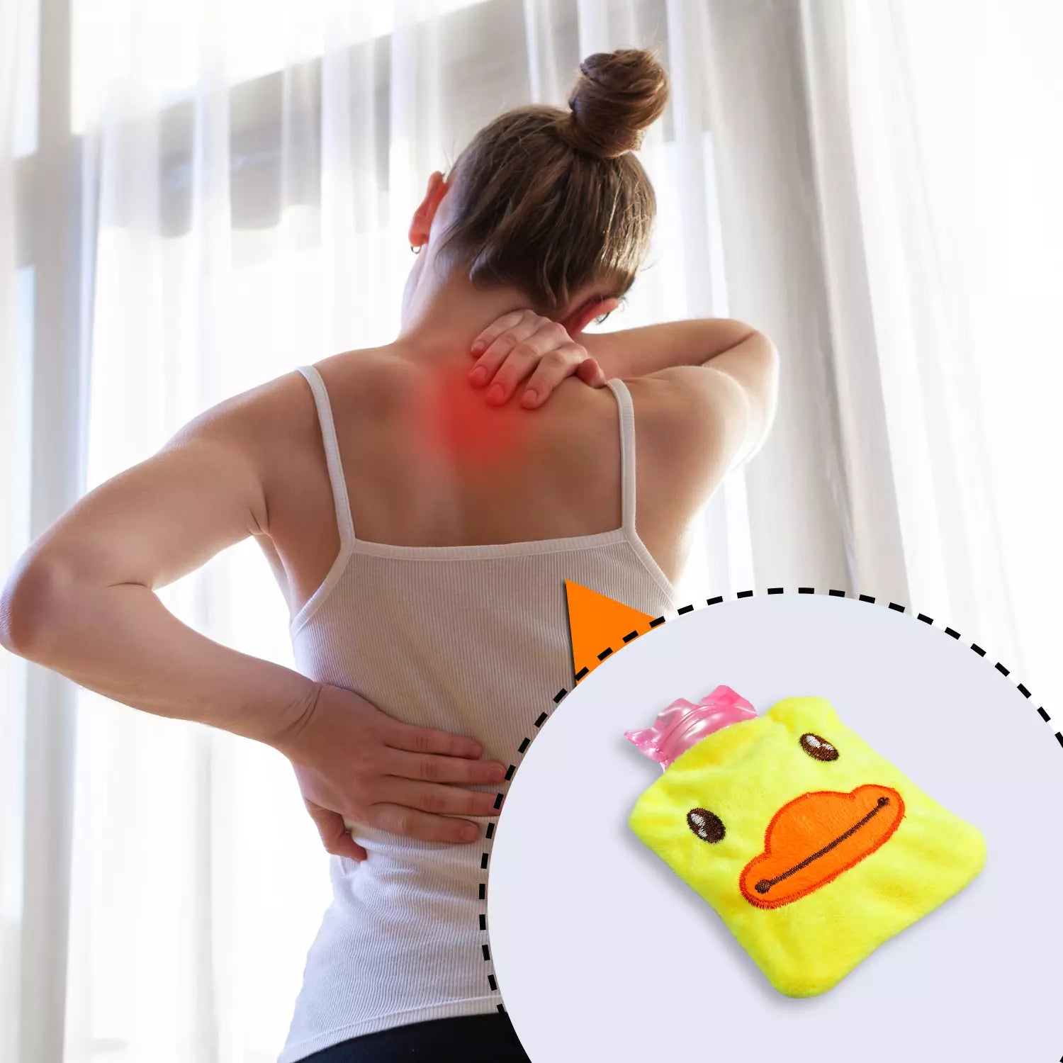 Best yellow duck hot water bag with cover - heating pads | 2025 | fast shipping