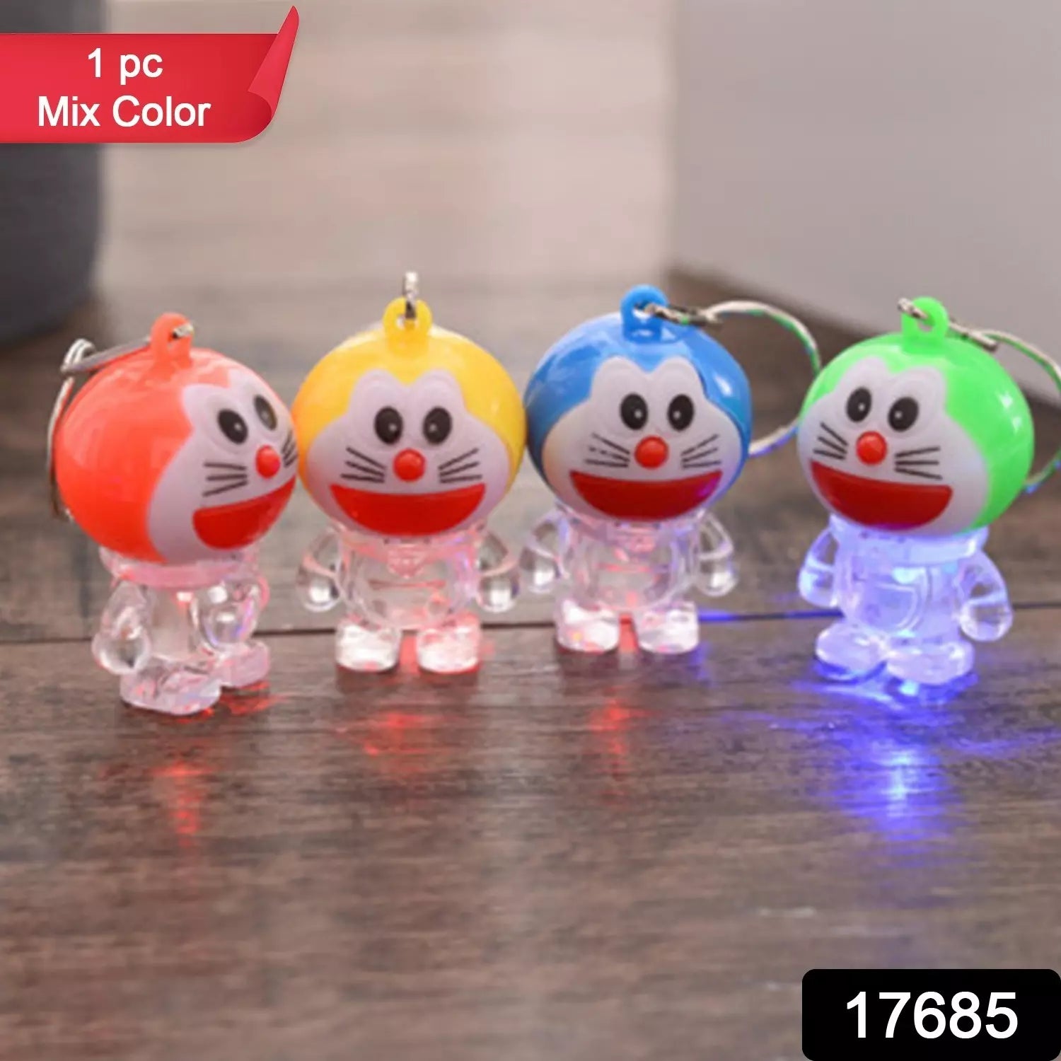 Doraemon lightning keychain