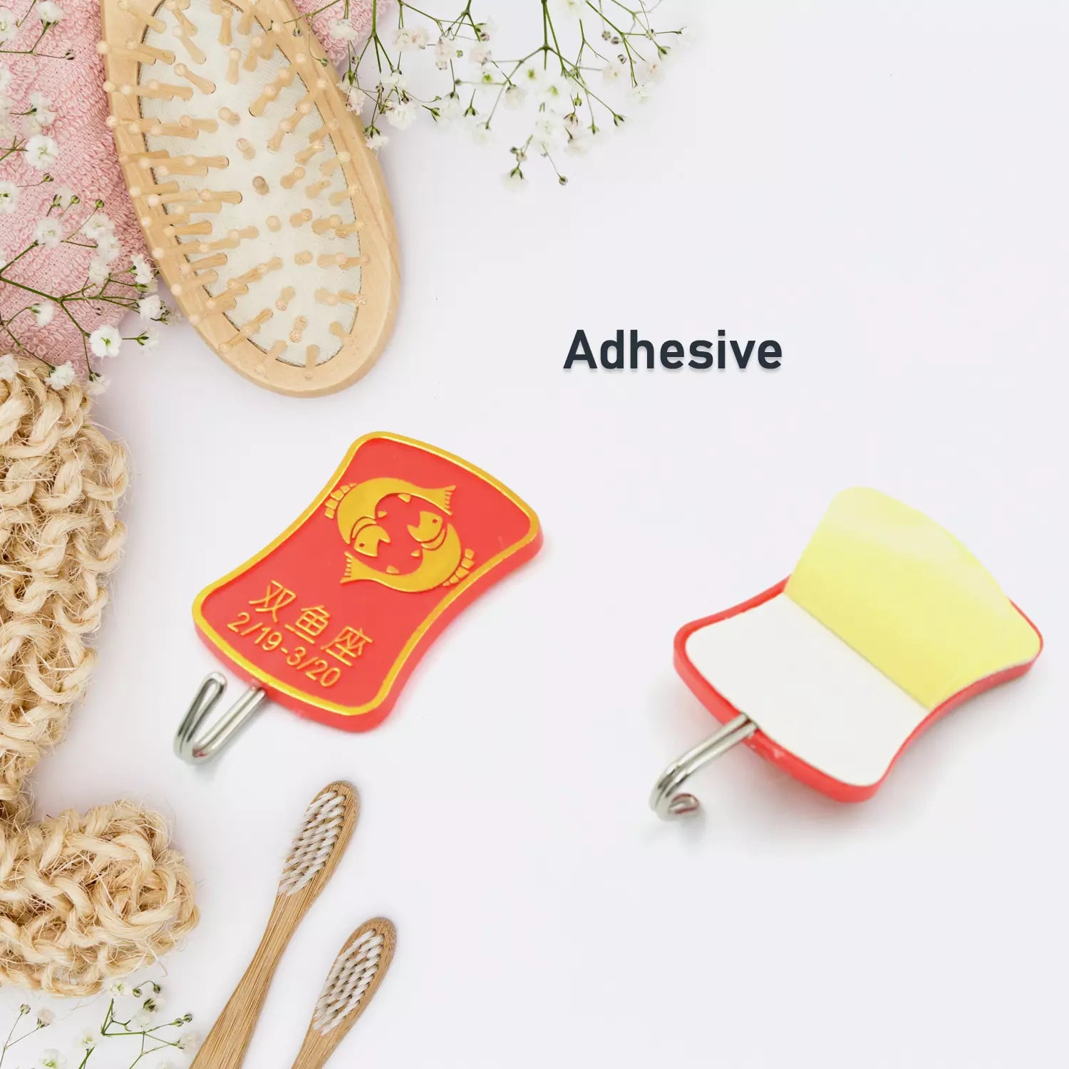 Heavy Duty Self-Adhesive Hooks - Home Improvement