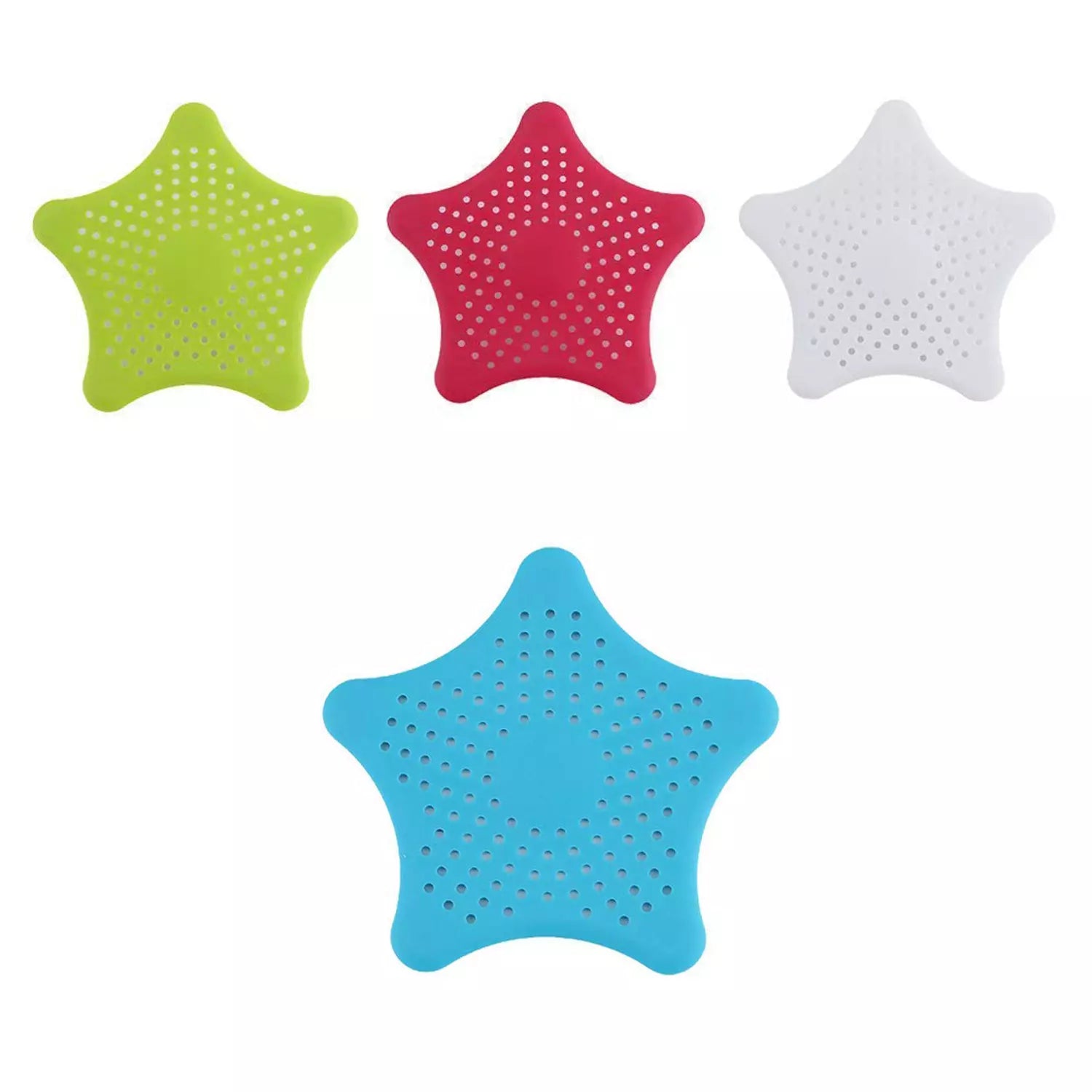 Star-shaped drain strainer