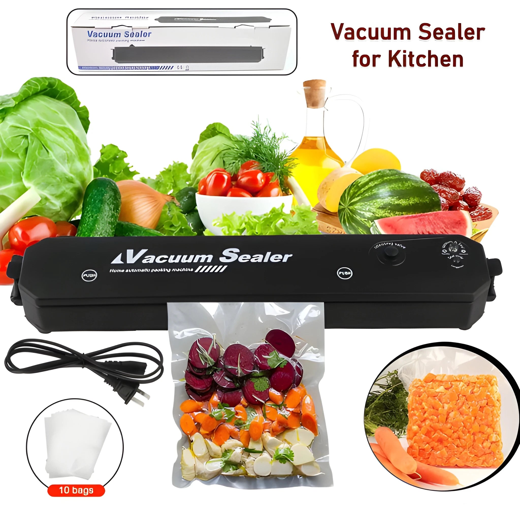 Automatic vacuum sealer machine