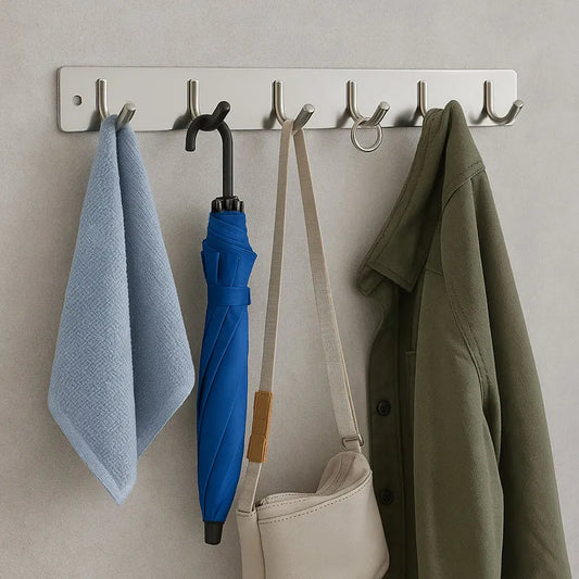 Best wall mounted coat 6 hook rack (32x3) utility hooks | 2025 | fast shipping