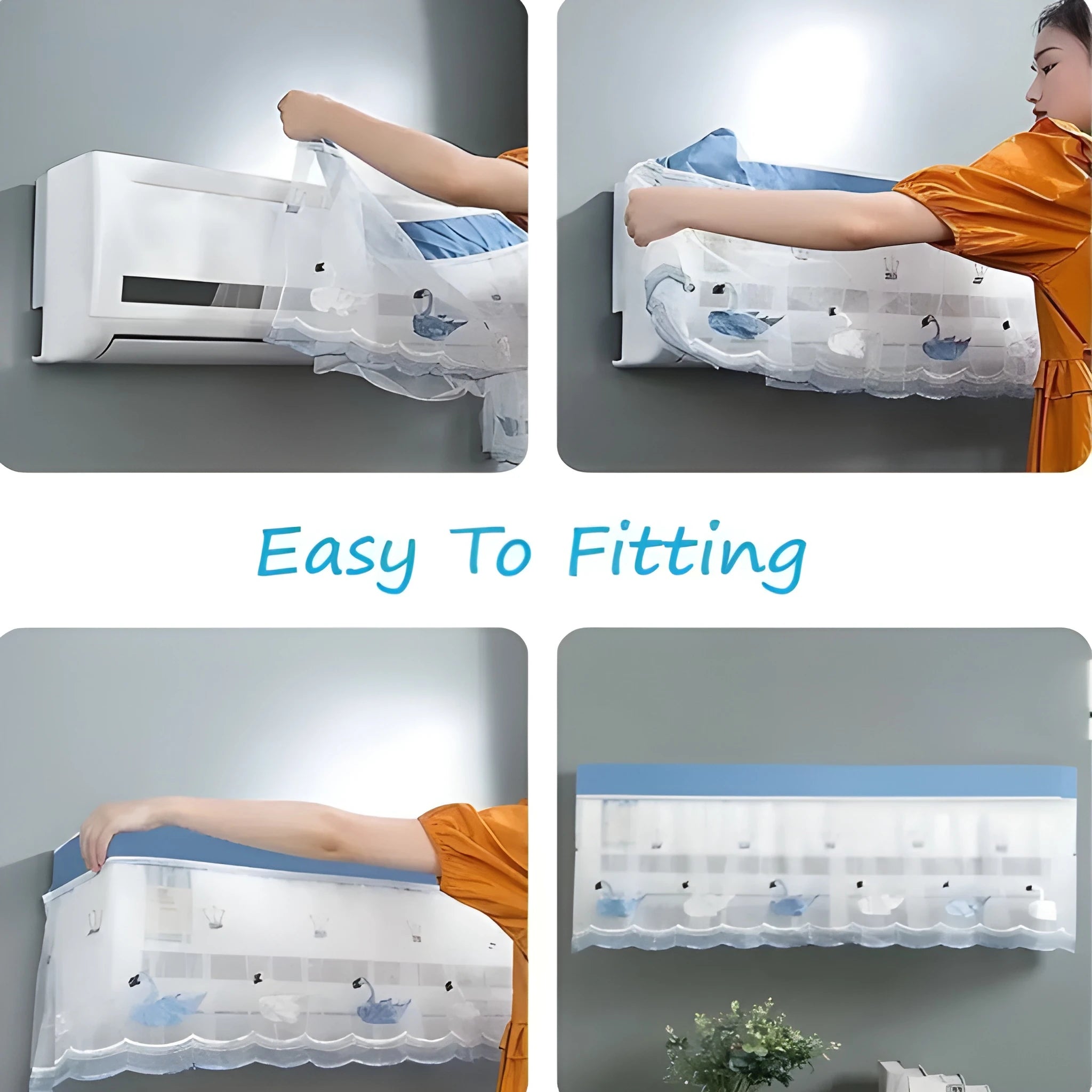 Breathable ac dust cover