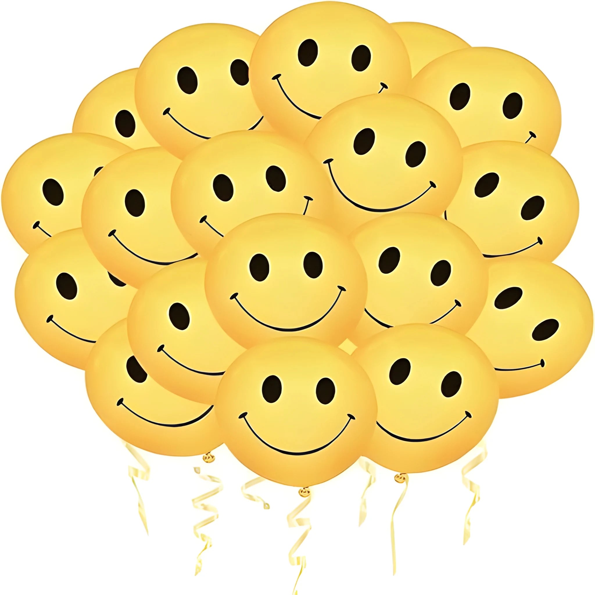 Smiley print party balloons